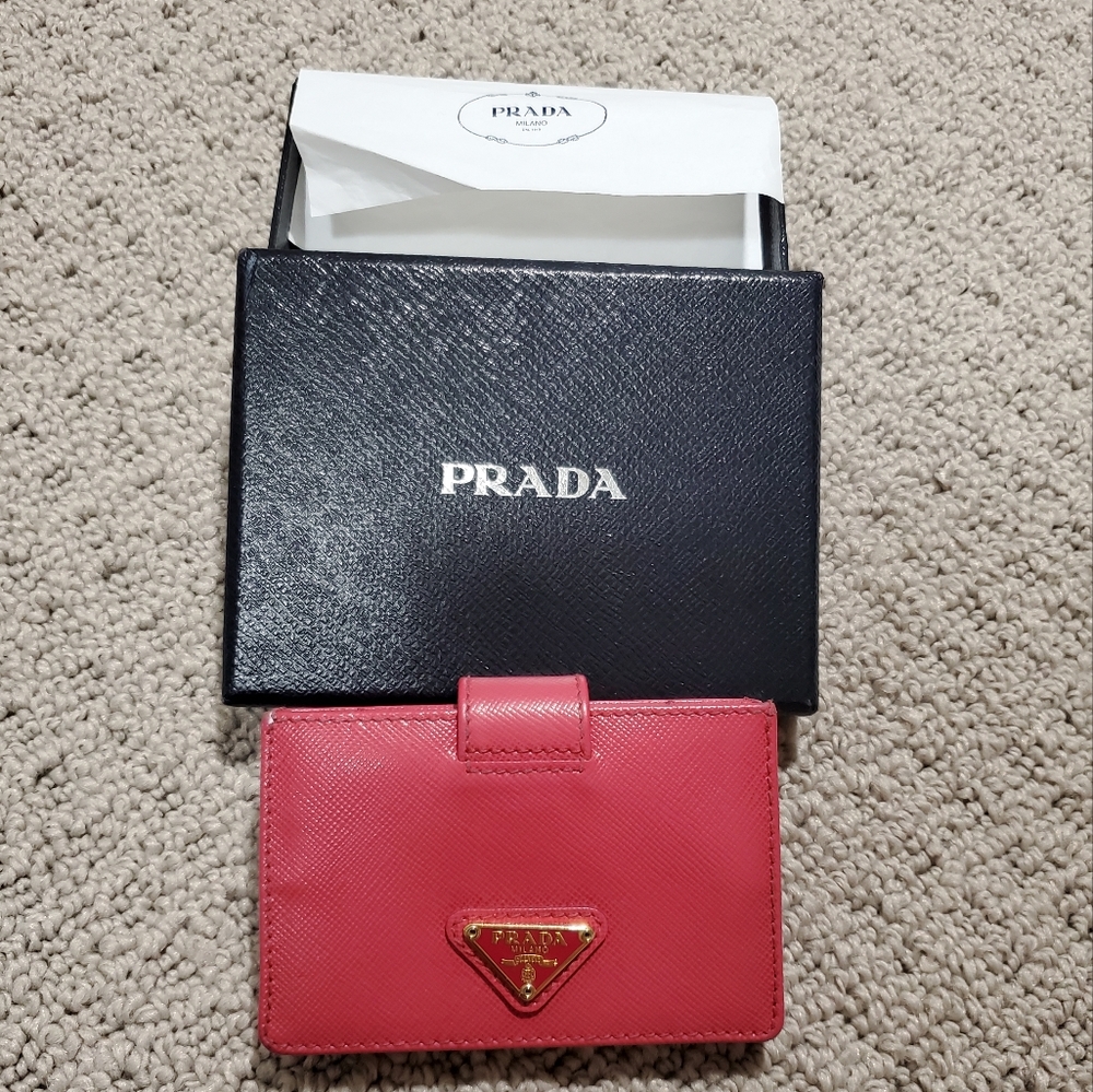 Authentic Prada Card Case